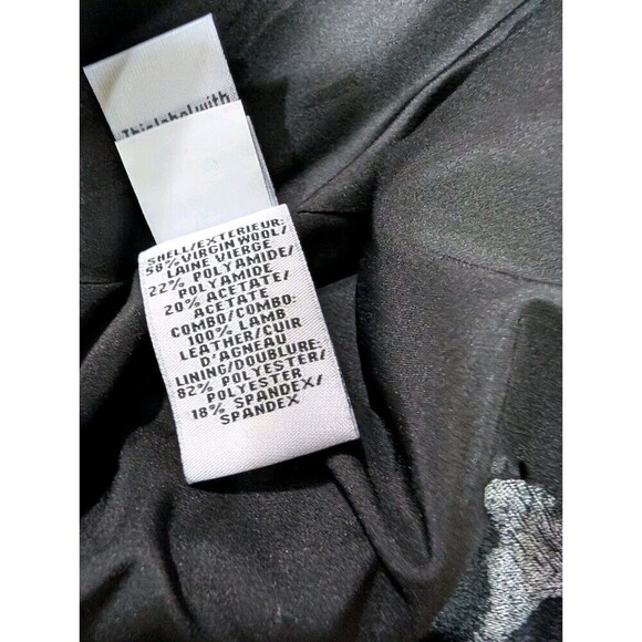 Diane Von Furstenberg Theodora Leopard Moto Jacket Wool Leather 8 - Picture 7 of 10